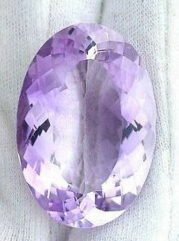 Amethyst Gem Oval Cut 1 Ct Purple Brazil Natural Violet