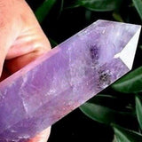 Amethyst Crystal Single Terminated Healing Wand Purple Obelisk Gem