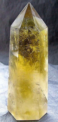 Citrine Crystal Single Terminated Pencil Healing Pen Yellow Gem