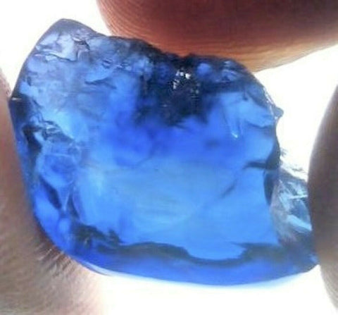 Sapphire Rough Facet Gem Blue Sri Lanka Natural Uncut 2 Ct