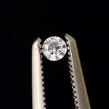 White Diamond Gem Round Cut 2mm African Genuine Micro Sized