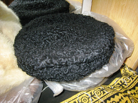 KARAKUL CAP Pakul Chitrali Pakol ethnic pashtun hat beret jinnah astrakhan massoud style persian asian afghan black fur, Karakuli, Wool, New